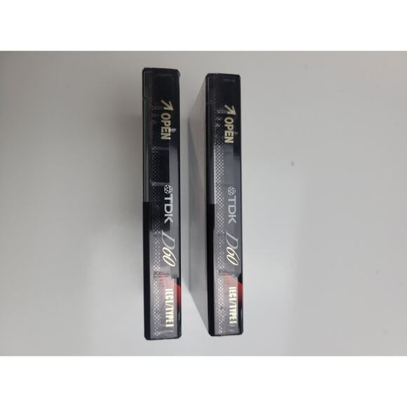New 2 Pack TDK D60 Normal Position Type I High Output Blank Audio Cassette - Picture 3 of 6